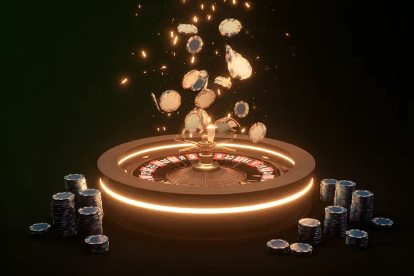 BDOK Slots — Thousands of thrilling machines await A woman smiling by bright slot machines showing lucky symbols, showcasing the exciting slot offerings at BDOK.